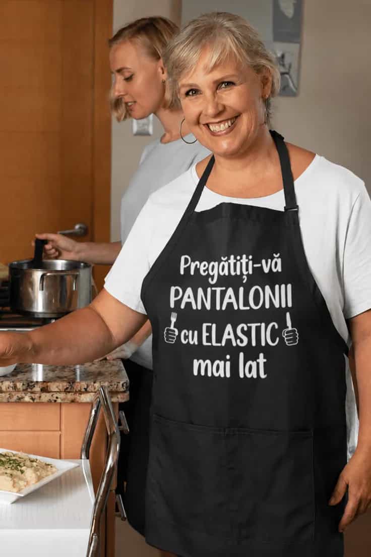 Șorț amuzant Pantaloni cu elastic lat