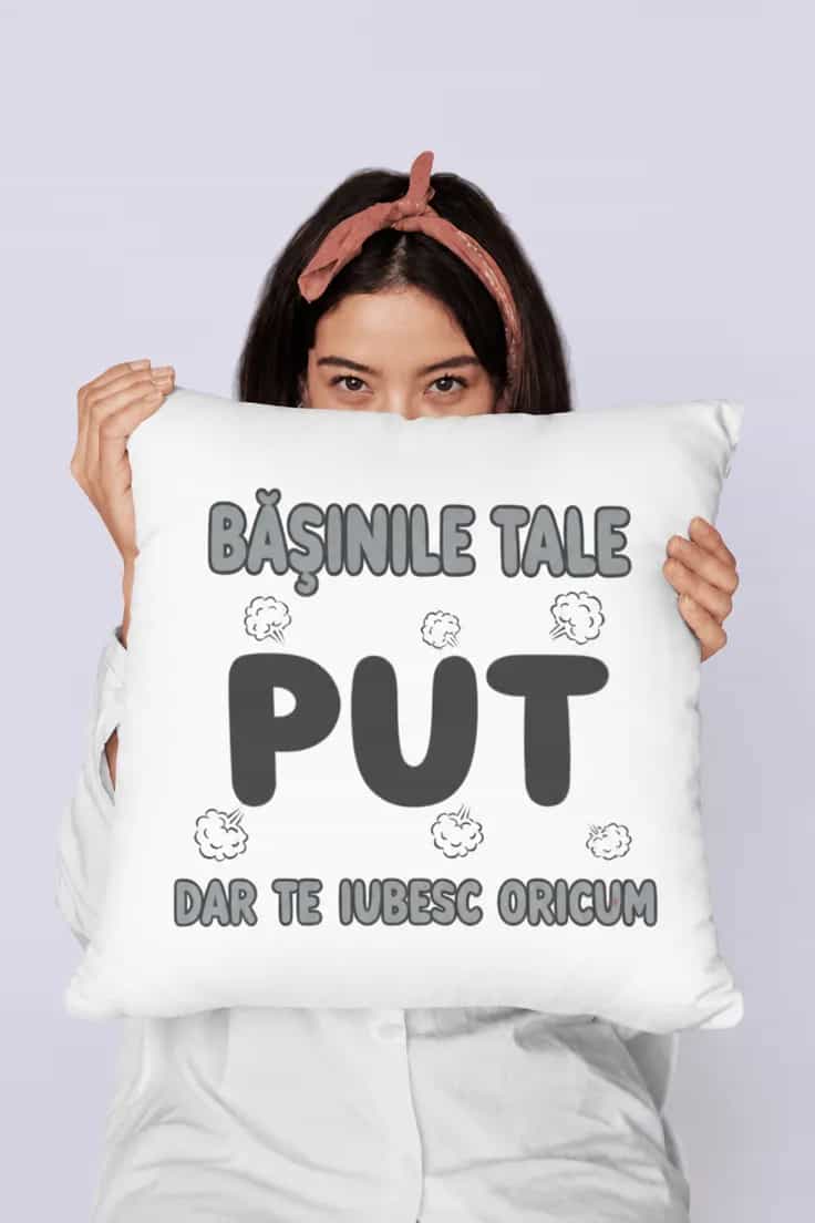 Pernă decorativă Bășini și iubire – BĂȘINILE TALE