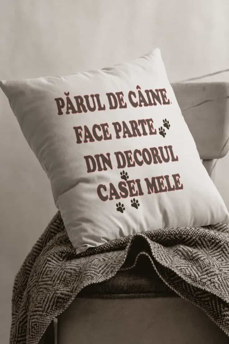 Pernă decorativă Păr de câine decor