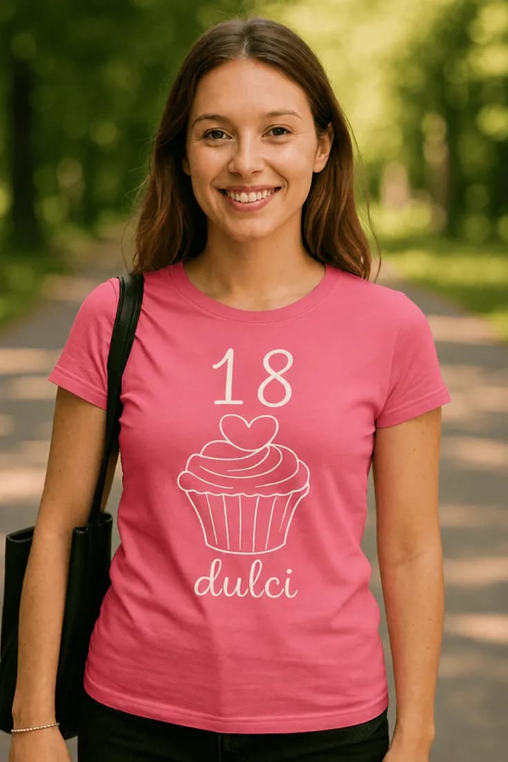 Tricou amuzant 18 dulci - 18 dulci