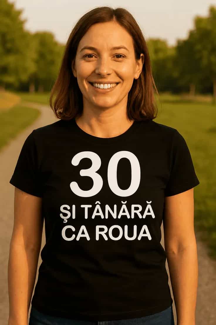 Tricou amuzant 30 și încă tânără - 30 ȘI TÂNĂRĂ