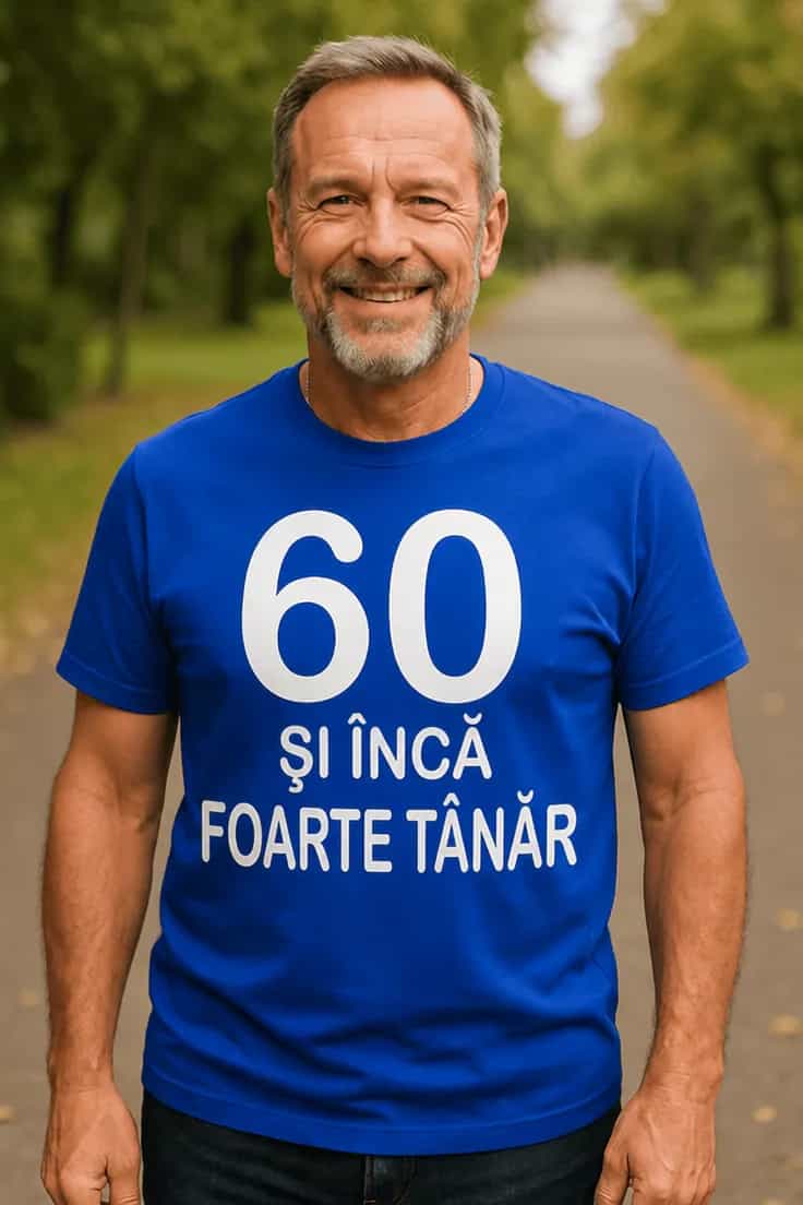 Tricou amuzant 60 și încă în formă - 60 ȘI ÎNCĂ
