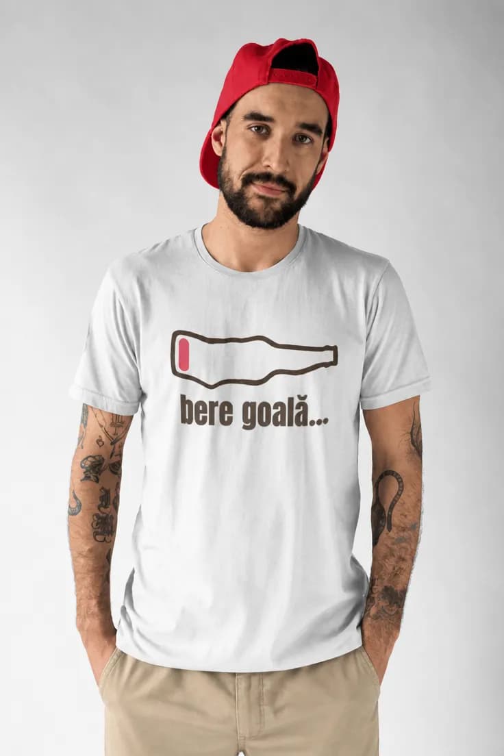 Tricou amuzant Bere goală - bere goală....