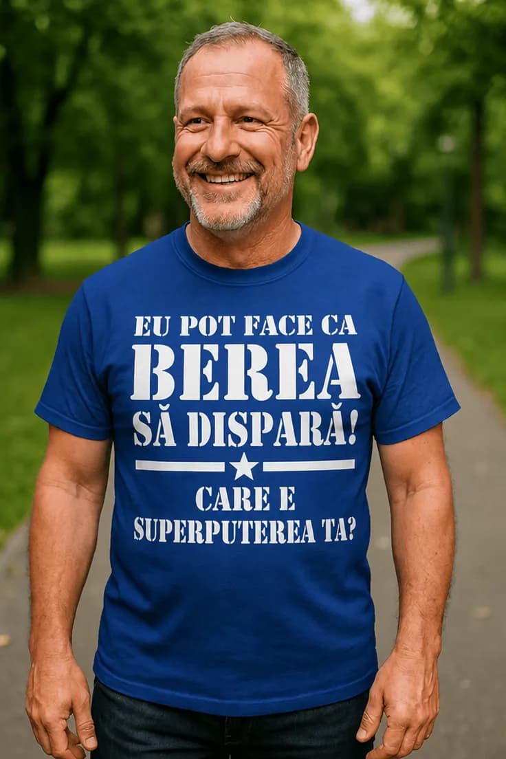 Tricou amuzant Berea dispare ca prin magie