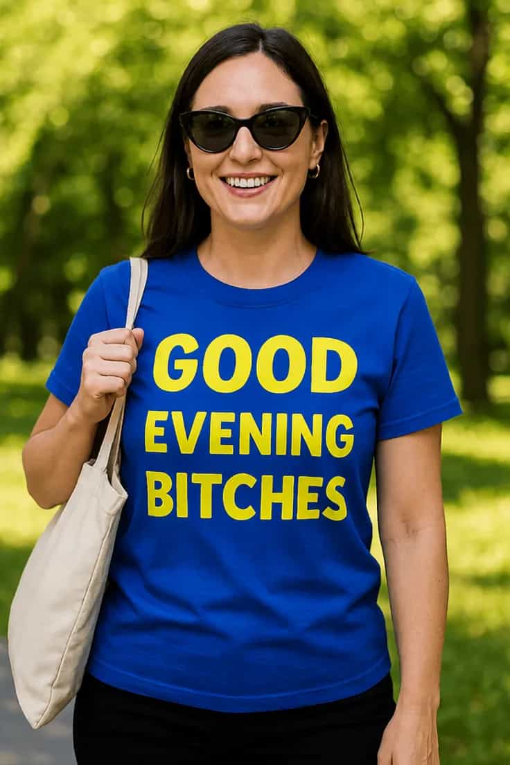 Tricou amuzant Bună seara scorpiilor - GOOD EVENING