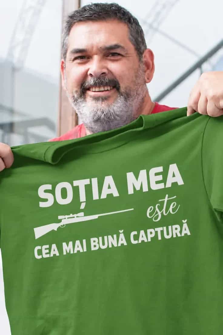 Tricou amuzant Cea mai bună captură | SOȚIA MEA