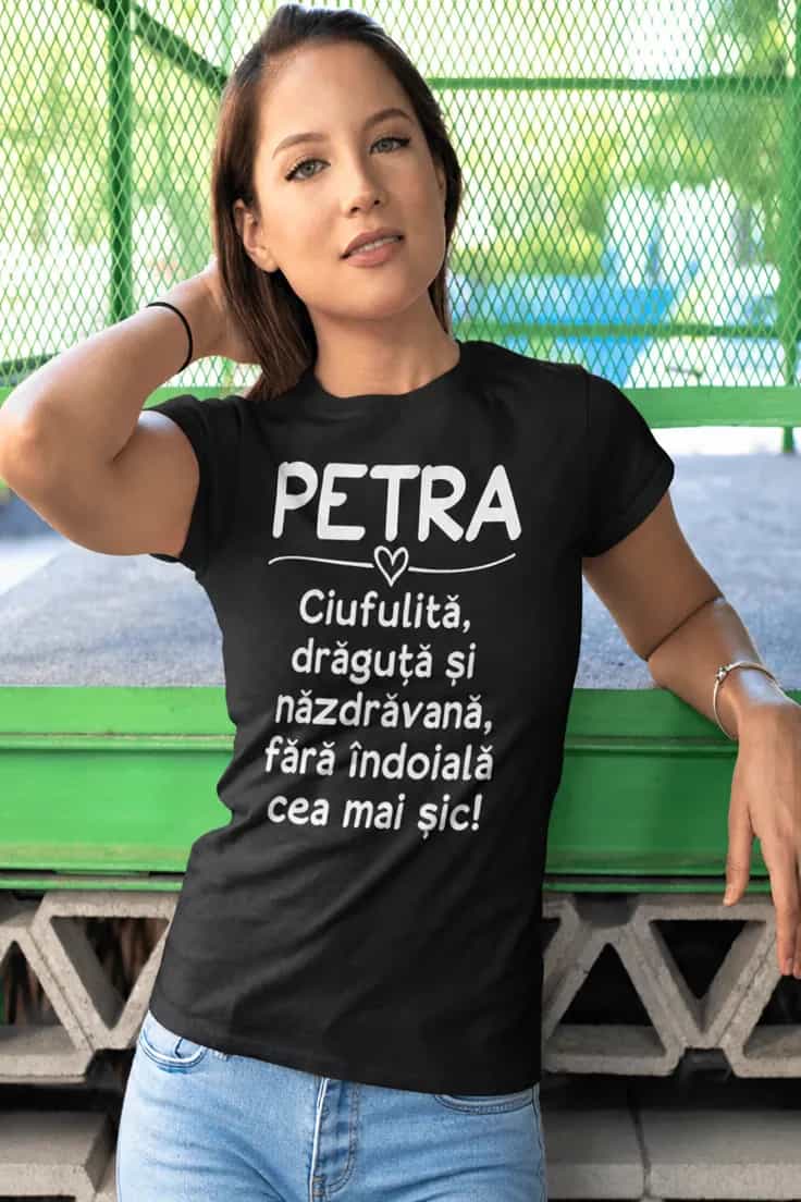 Tricou amuzant Cea mai șic cu nume personalizat