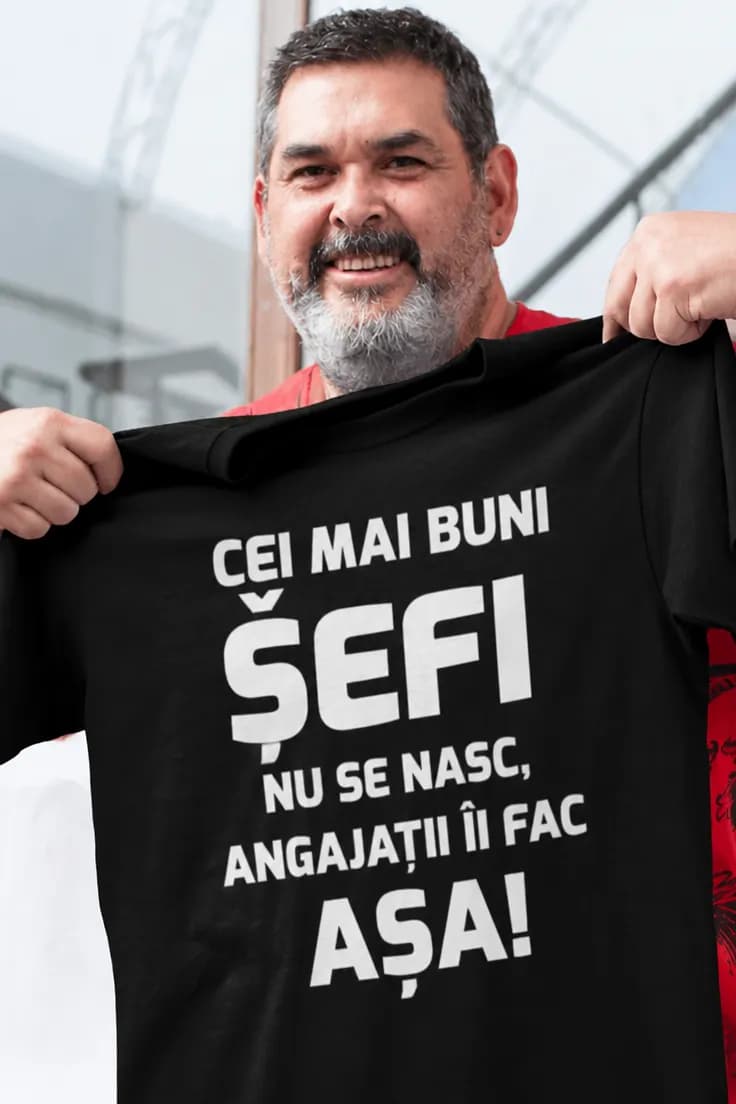 Tricou amuzant Cei mai buni șefi - CEI MAI BUNI