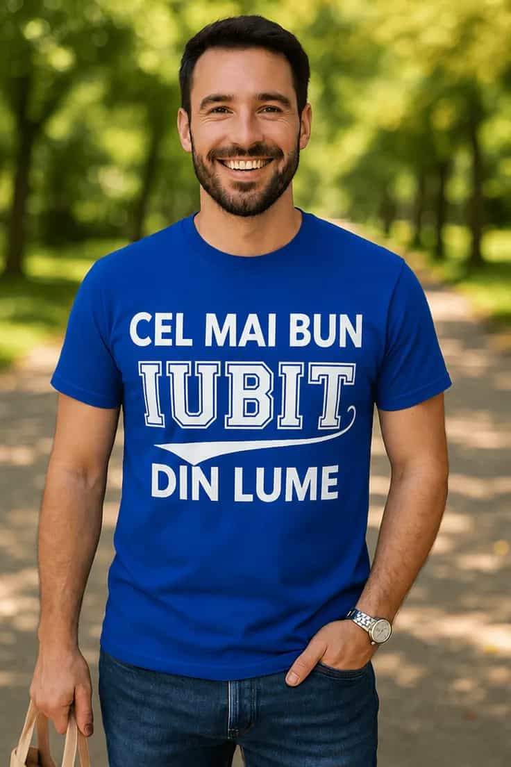 Tricou amuzant Cel mai bun iubit - CEL MAI BUN