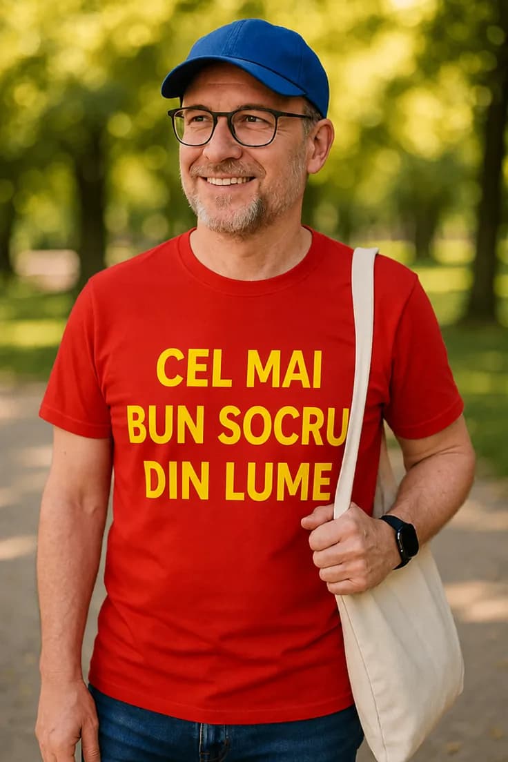 Tricou amuzant Cel mai bun socru - CEL MAI BUN SOCRU