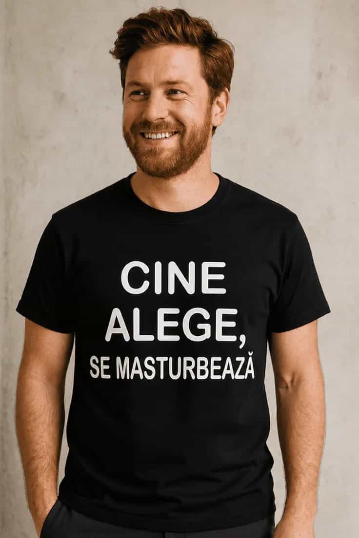 Tricou amuzant Cine alege se masturbează