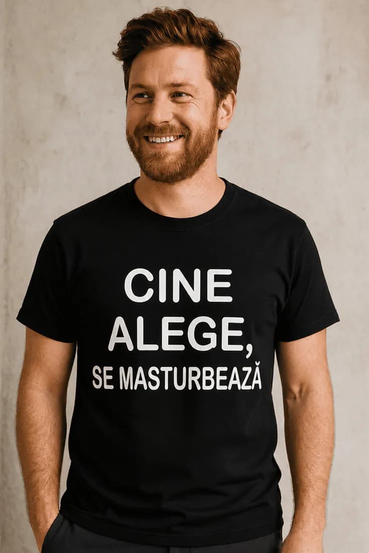 Tricou amuzant Cine alege se masturbează