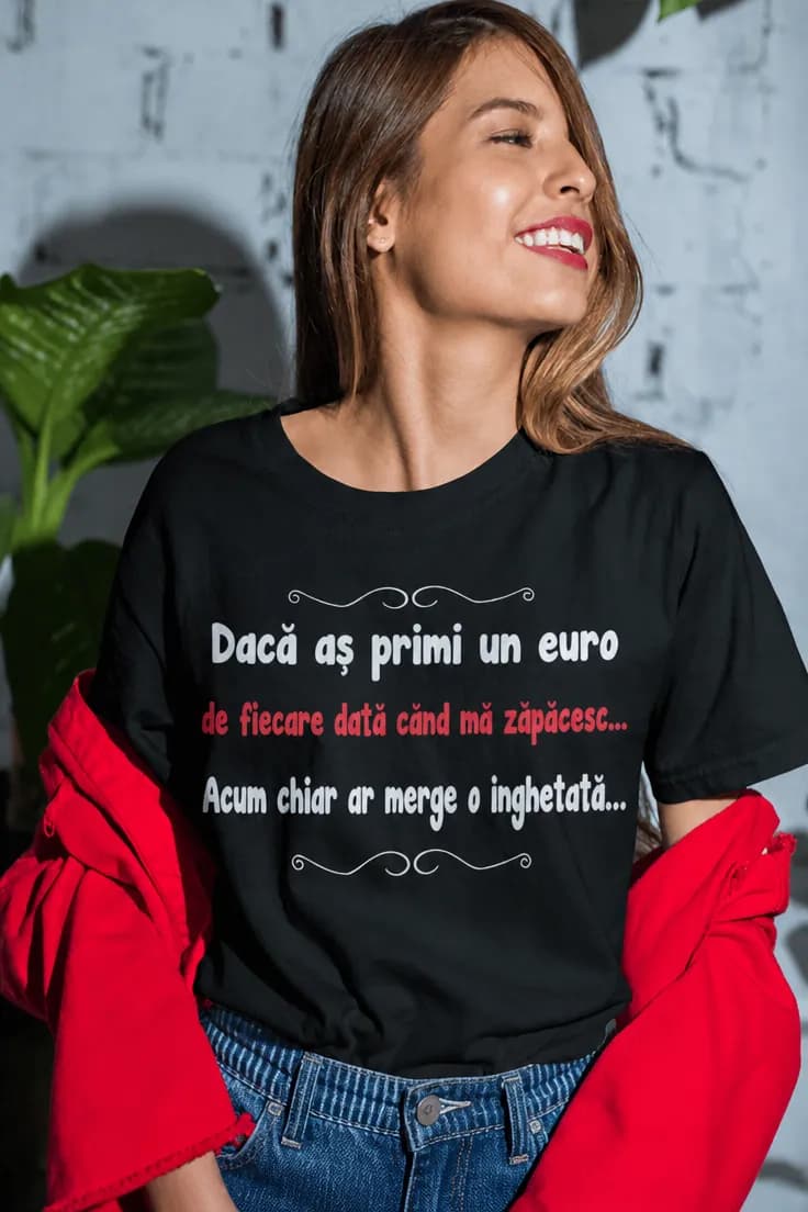 Tricou amuzant Confuzie și înghețată - cadou haios