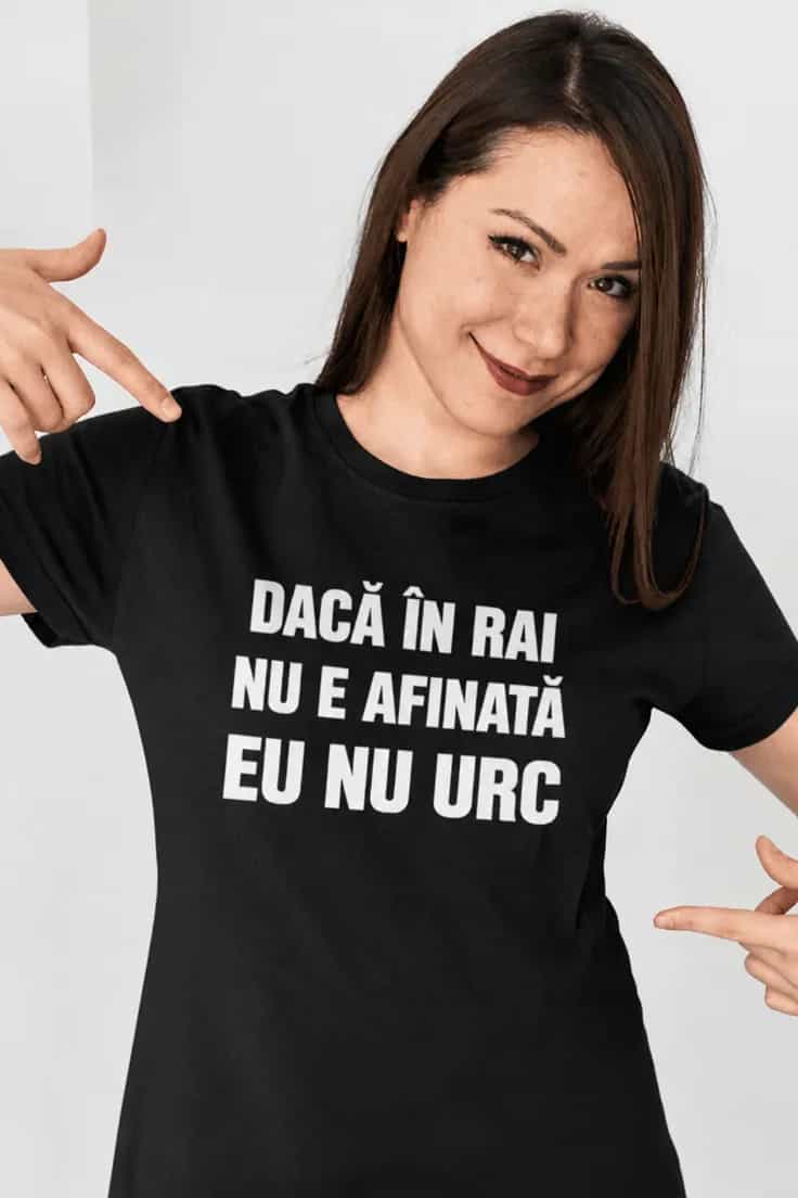 Tricou amuzant Cu afinată în rai
