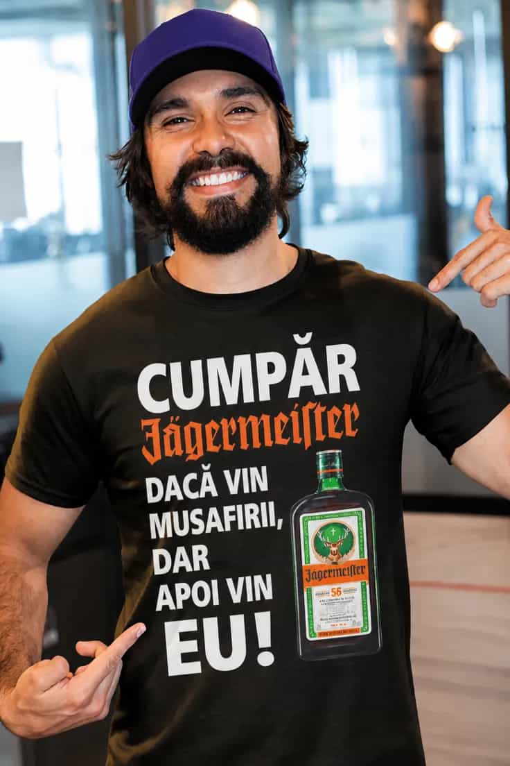 Tricou amuzant Cumpăr Jägermeister pentru musafiri