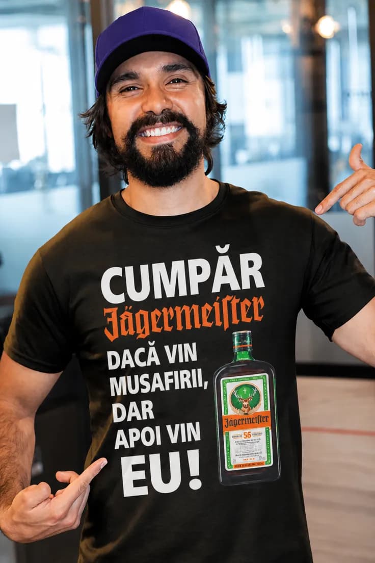 Tricou amuzant Cumpăr Jägermeister pentru musafiri