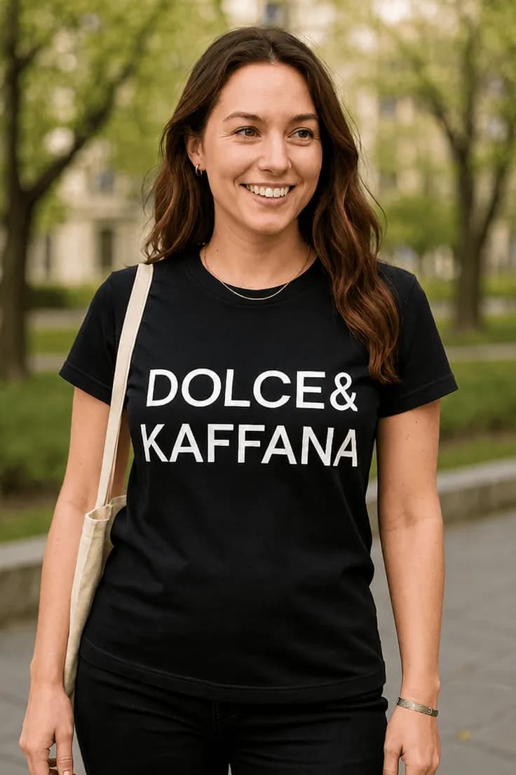 Tricou amuzant Dolce și Kaffana