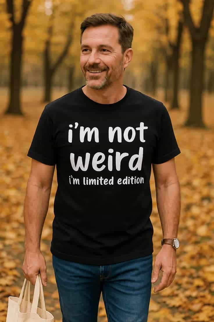 Tricou amuzant Ediție limitată – i'm not weird i'm