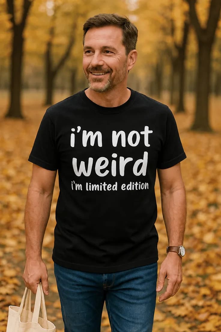 Tricou amuzant Ediție limitată – i'm not weird i'm