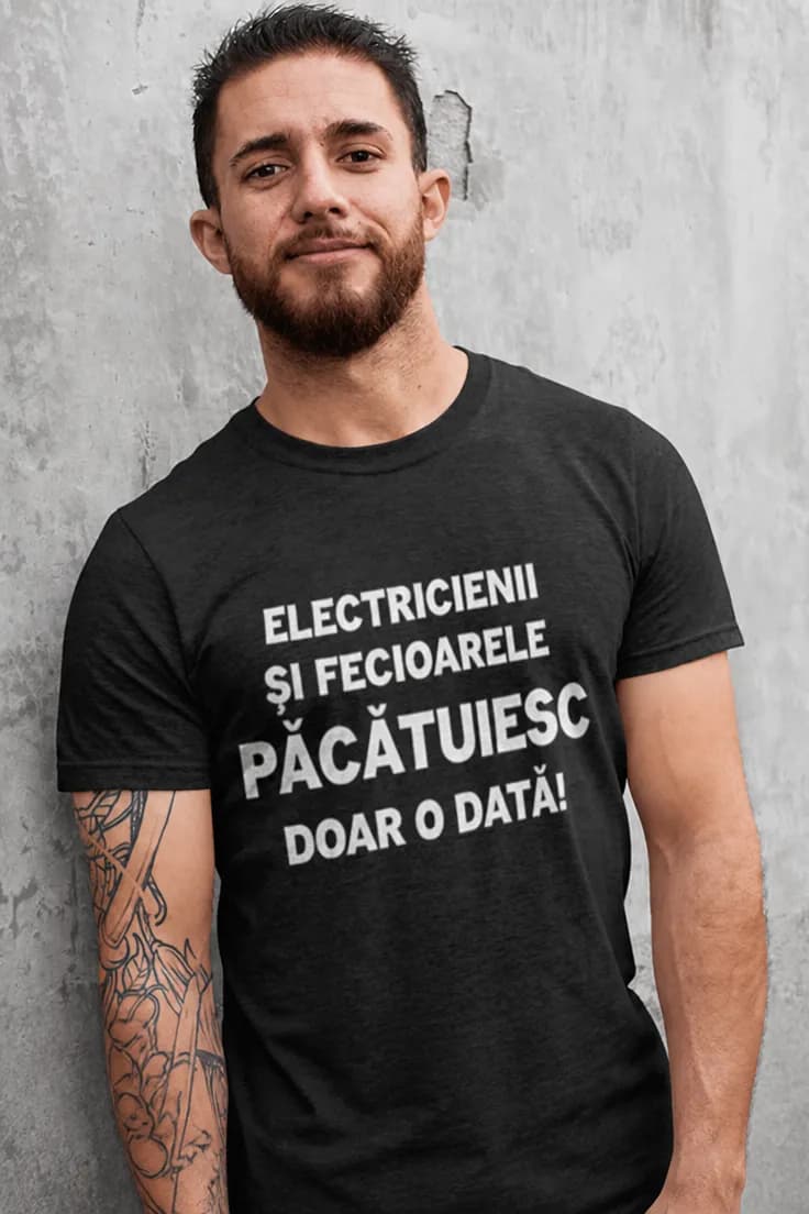 Tricou amuzant Electricieni și fecioare