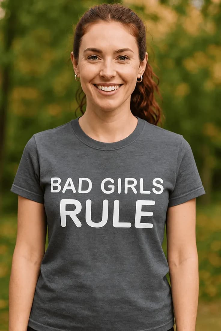 Tricou amuzant Fetele rele conduc