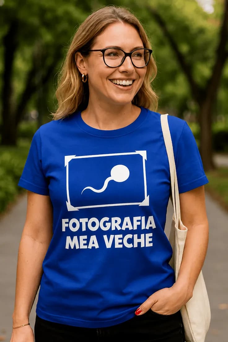 Tricou amuzant Fotografia mea veche - FOTOGRAFIA