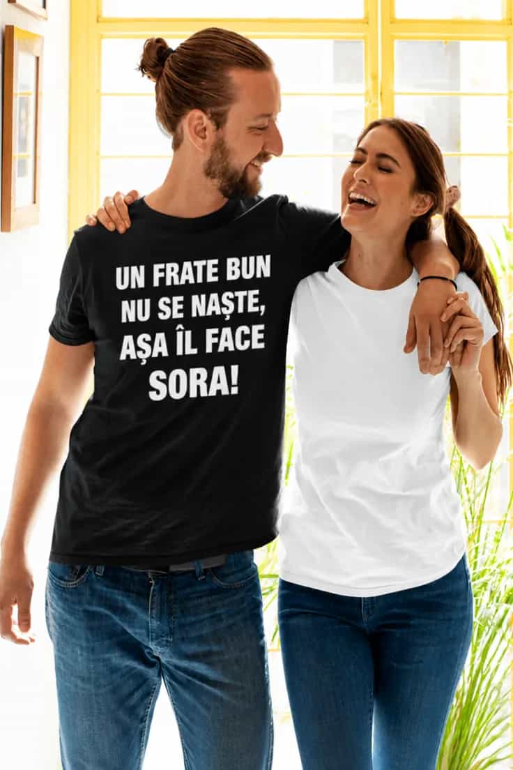 Tricou amuzant Frate bun făcut de soră