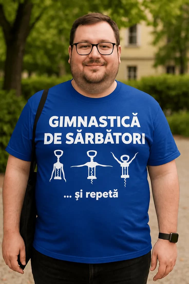Tricou amuzant Gimnastică de sărbători