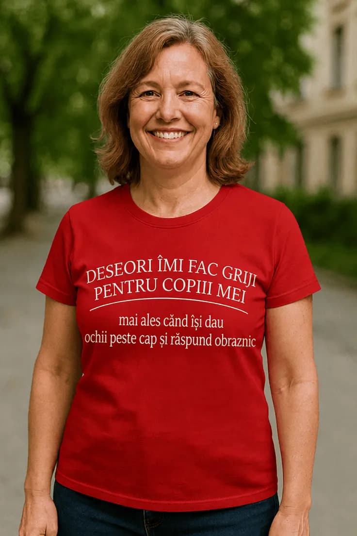 Tricou amuzant Griji pentru copii - DESEORI ÎMI FAC