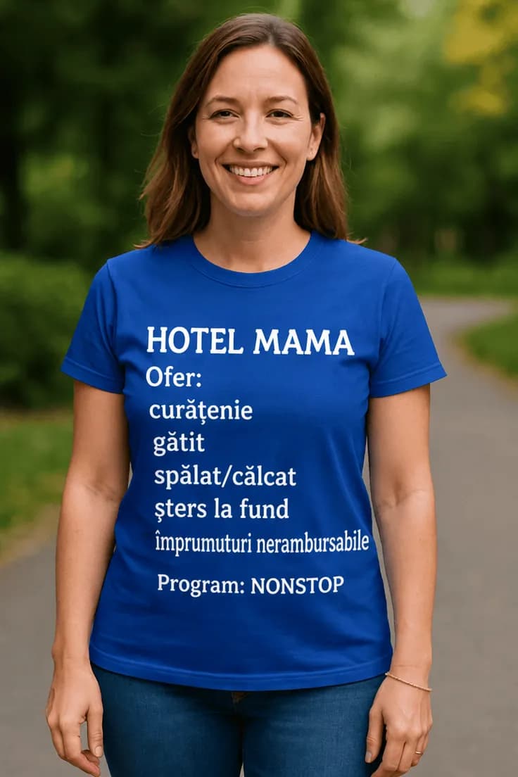 Tricou amuzant Hotel mama nonstop - HOTEL MAMA