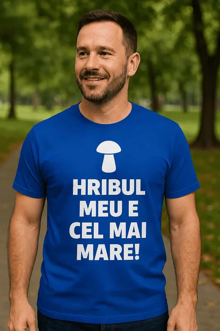 Tricou amuzant Hribiul meu e cel mai mare