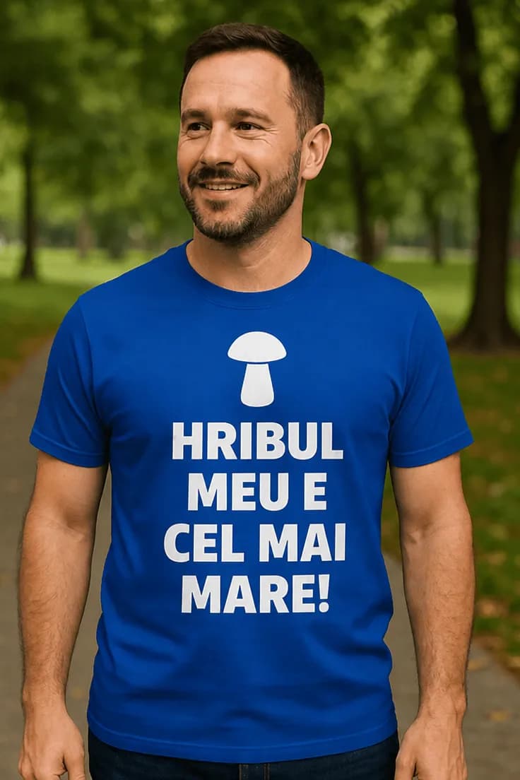 Tricou amuzant Hribiul meu e cel mai mare