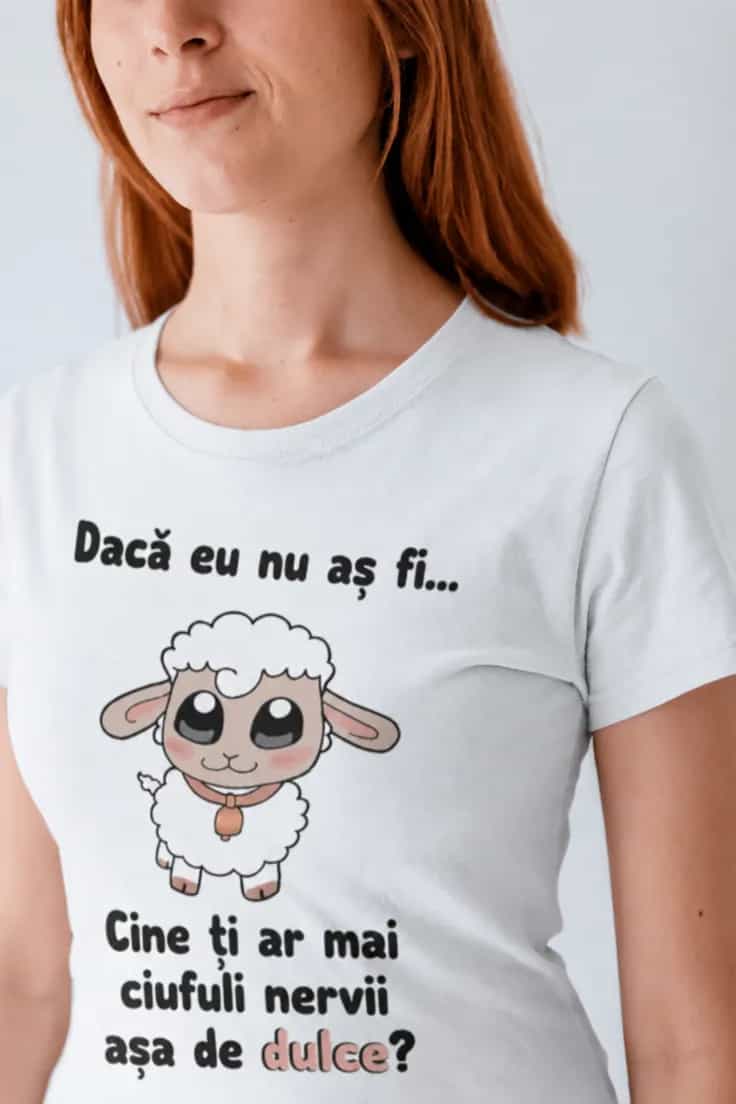 Tricou amuzant Îți ciufulesc nervii – Dacă eu nu aș fi...