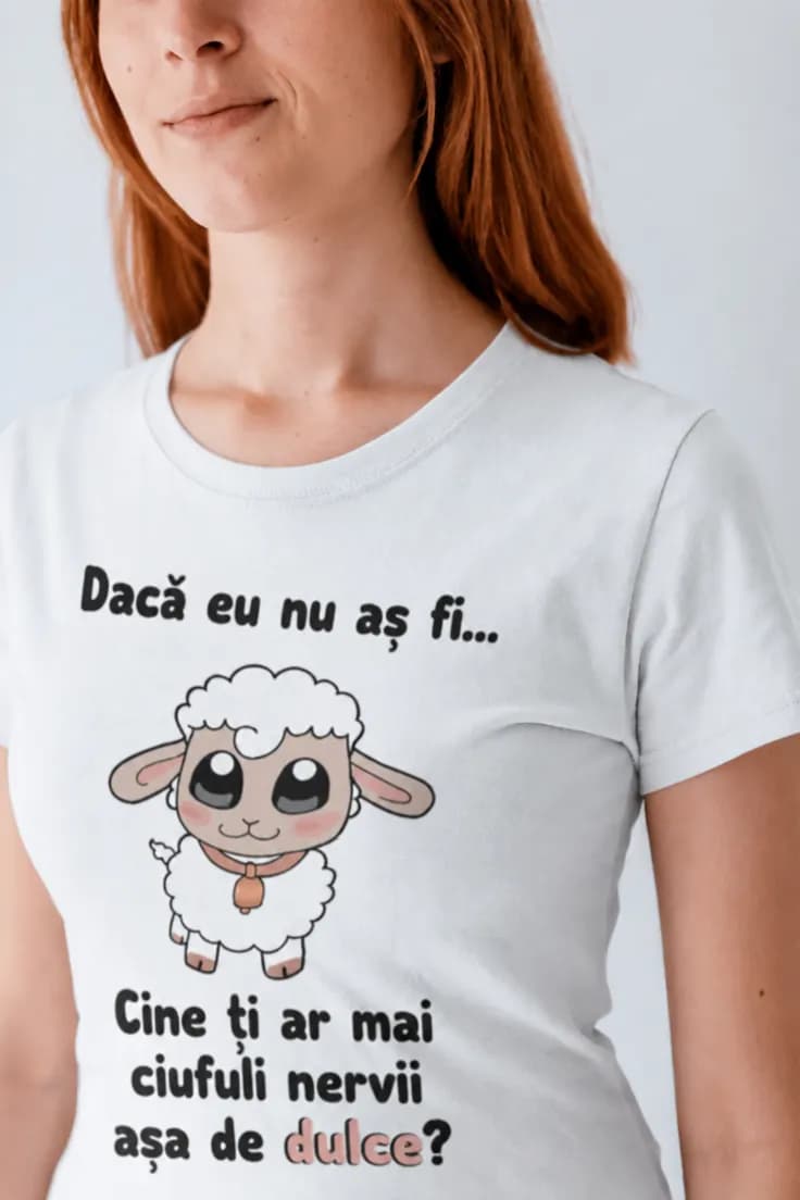 Tricou amuzant Îți ciufulesc nervii – Dacă eu nu aș fi...