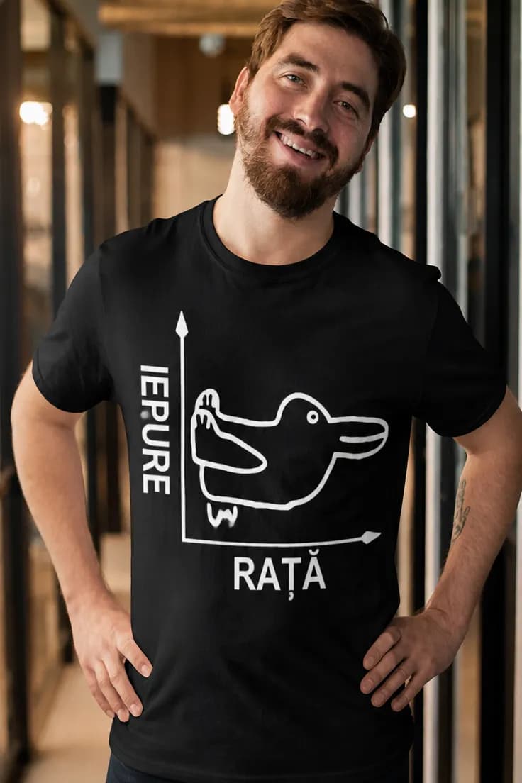 Tricou amuzant Iepure rață – IEPURE RAȚĂ