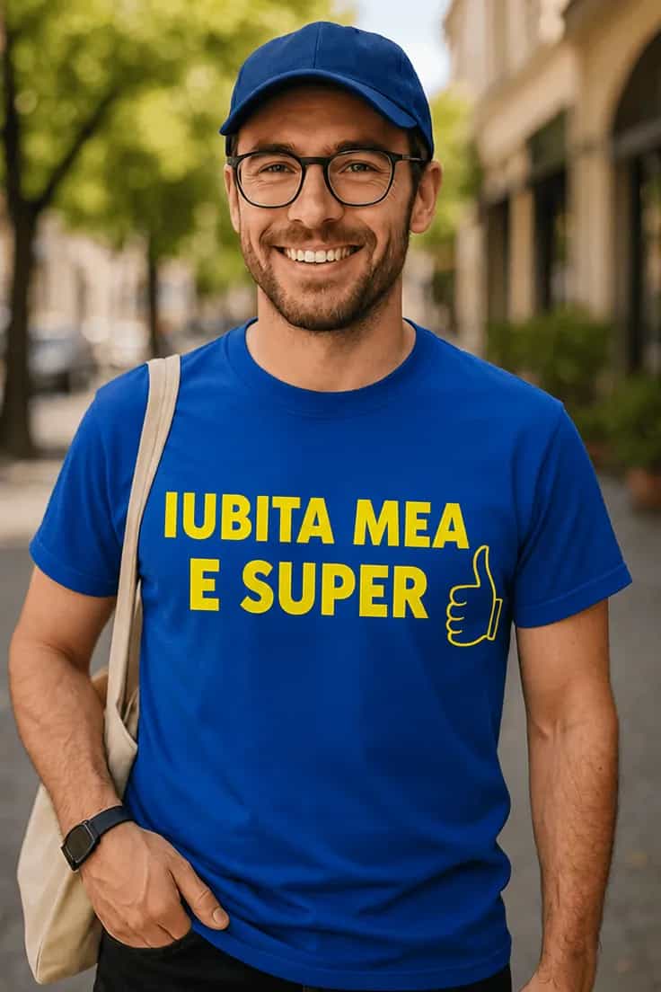 Tricou amuzant Iubita mea e super | IUBITA MEA