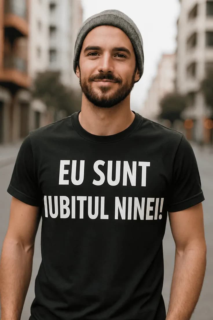 Tricou amuzant iubitul ei cu nume personalizat
