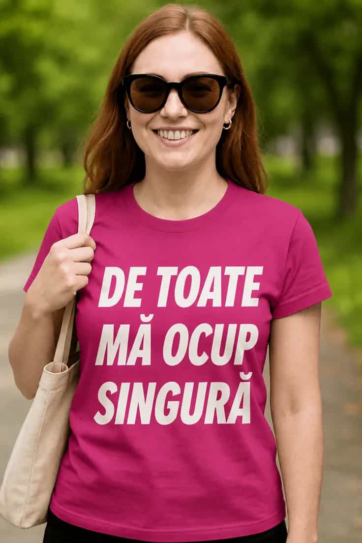 Tricou amuzant Le fac pe toate – DE TOATE MĂ OCUP