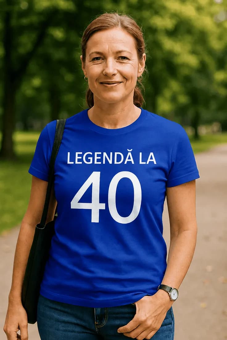 Tricou amuzant Legendă la 40 - LEGENDĂ LA 40