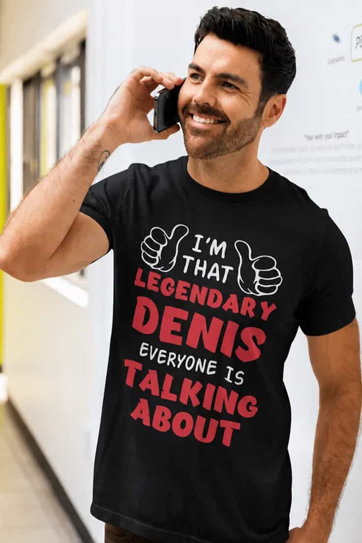 Tricou amuzant Legendary cu nume personalizat
