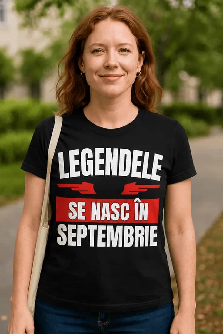 Tricou legende născute cu luna la alegere