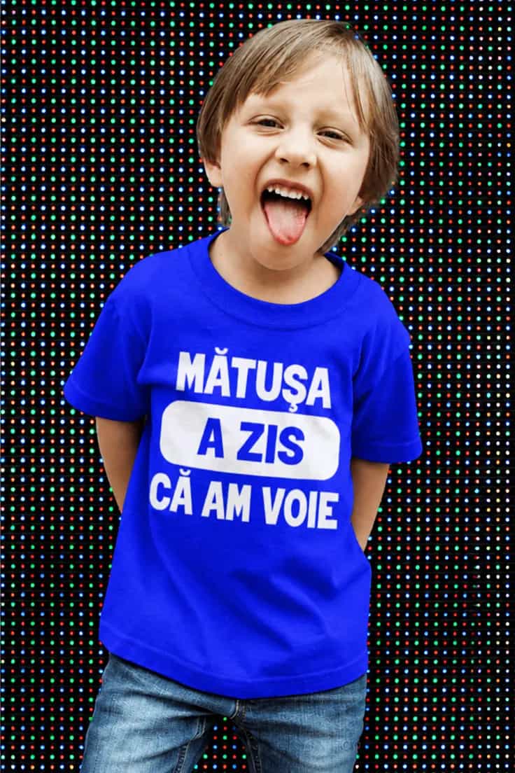 Tricou amuzant Mătușa a zis că pot | MĂTUȘA