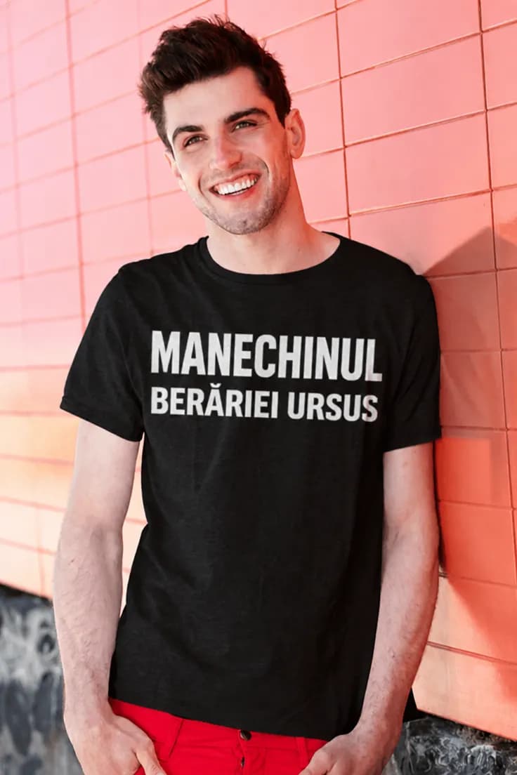 Tricou amuzant Manechinul berăriei Ursus