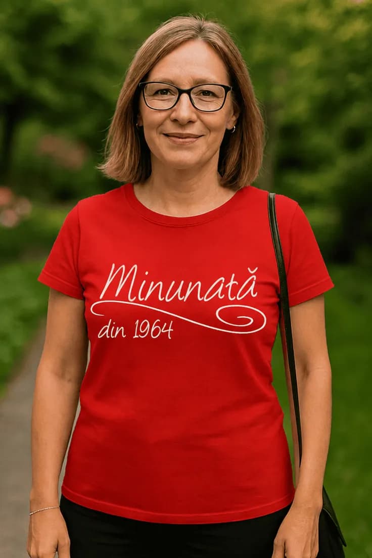 Tricou amuzant Minunată din 1964 cu anul la alegere