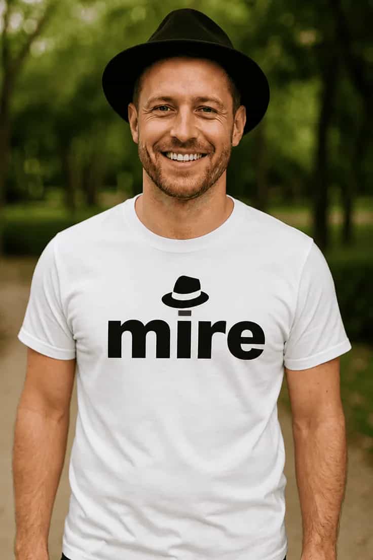 Tricou amuzant Mire cu pălărie – mire