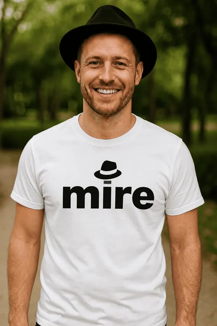 Tricou amuzant Mire cu pălărie – mire