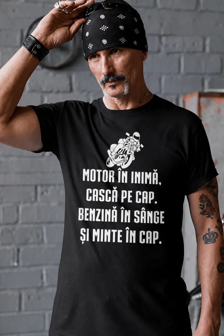 Tricou amuzant Motor în inimă – MOTOR ÎN INIMĂ