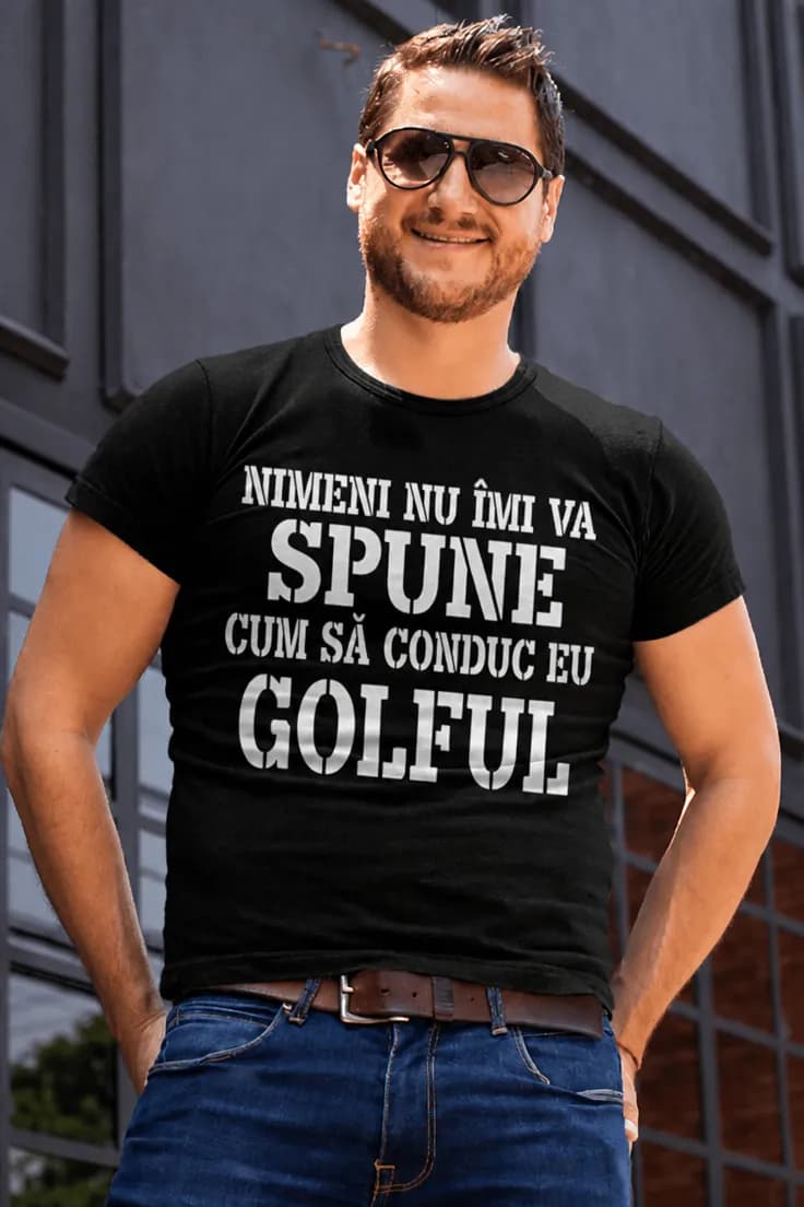 Tricou amuzant Nimeni nu îmi spune - NIMENI NU ÎMI