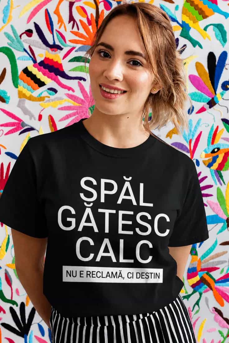 Tricou amuzant Nu e reclamă ci destin