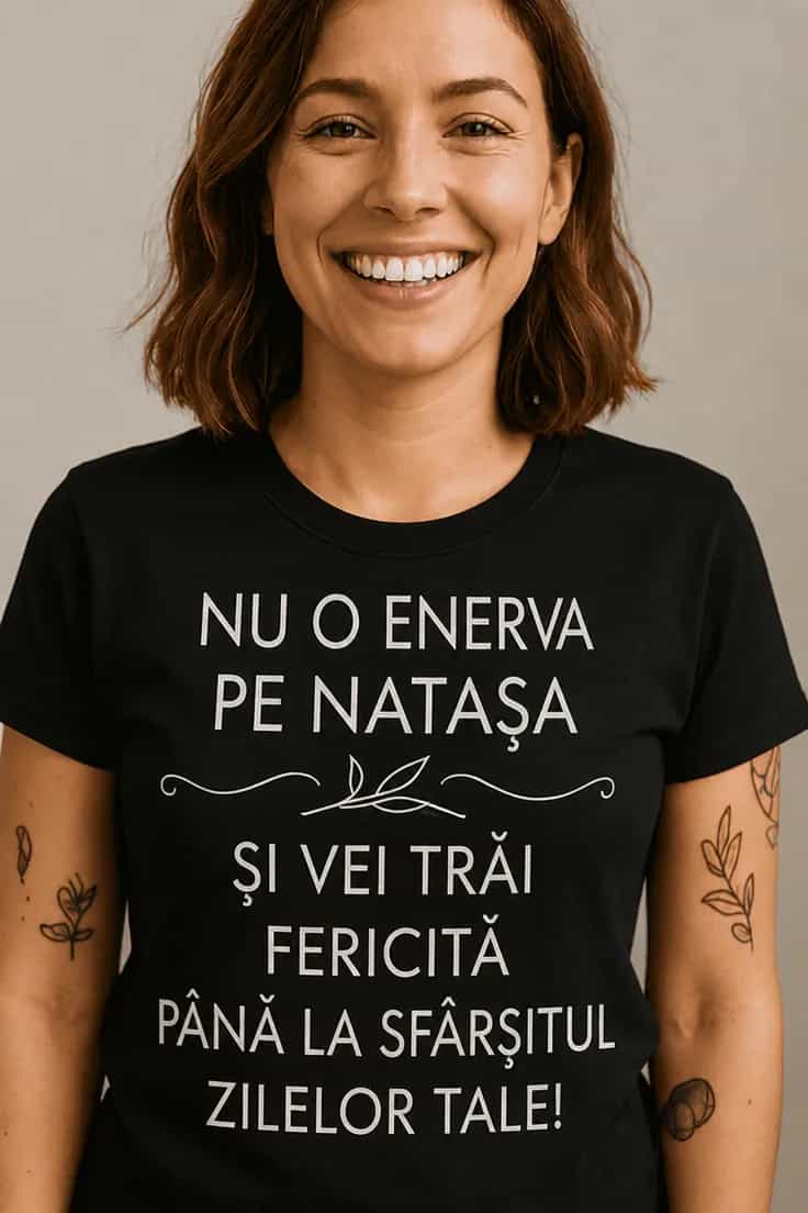 Tricou amuzant Nu mă enerva cu nume personalizat